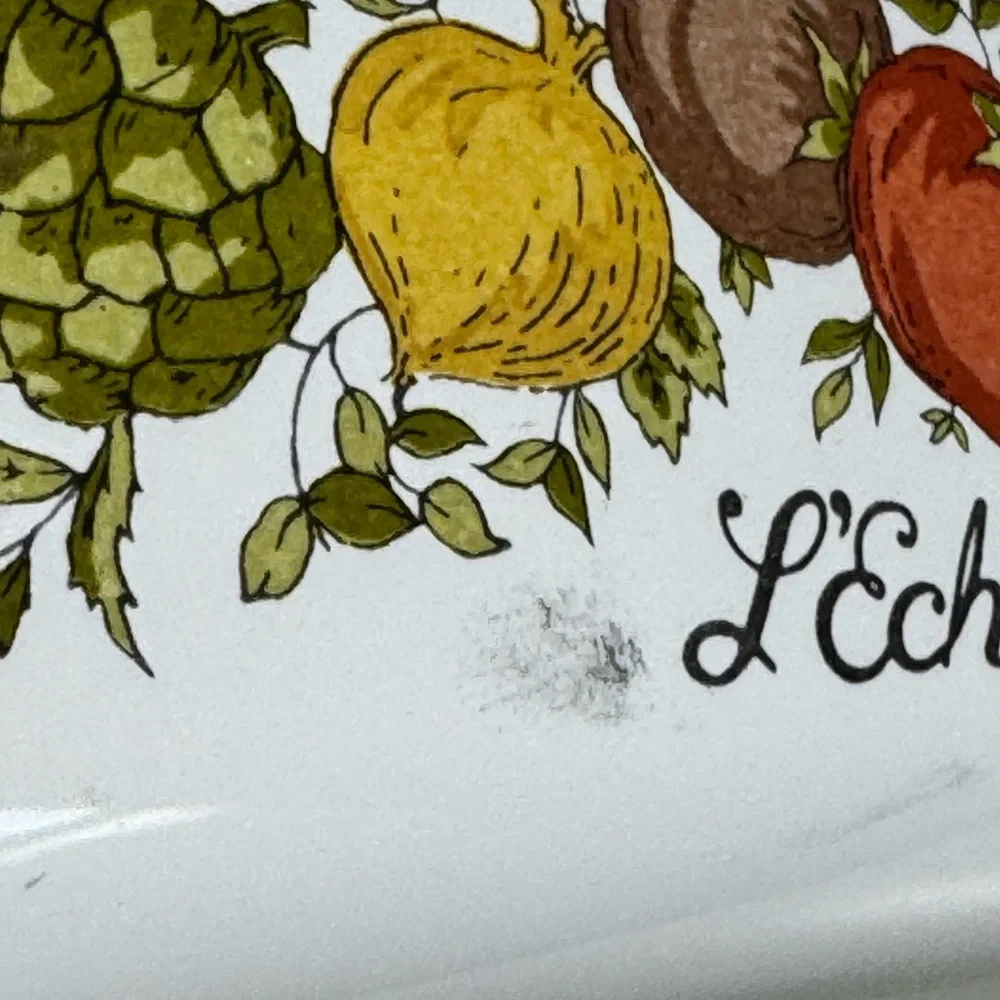 Vintage Corningware spice of Life “L’echalote” Design 1 QT A-1‎